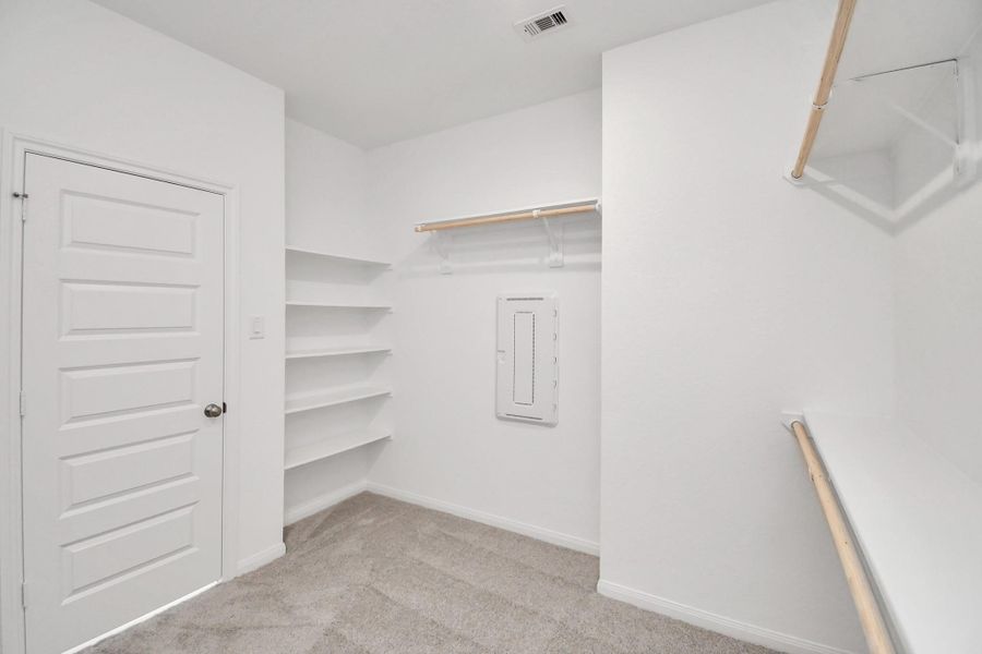 Spacious, unfurnished interior of a new home in 50' Traditional Homes at Elyson, Katy (Image 12). Spacious, unfurnished interior of a new home in 50' Traditional Homes at Elyson, Katy (Image 12).