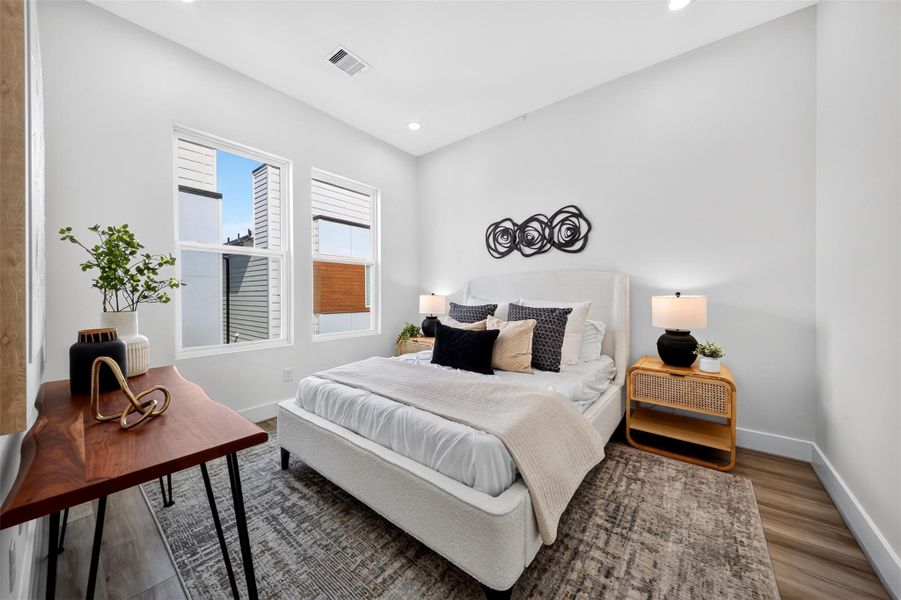 Furnished interior view inside a new home in , Houston (Image 32).