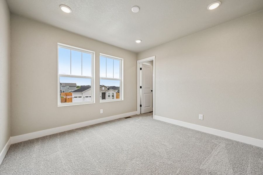 Spacious, unfurnished interior of a new home in The Glen, Colorado Springs (Image 37). Spacious, unfurnished interior of a new home in The Glen, Colorado Springs (Image 37).