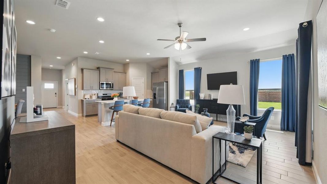 Furnished interior view inside a new home in Rock Creek West, Fort Worth (Image 29).