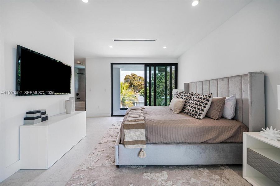 Furnished interior view inside a new home in , Miami (Image 18).