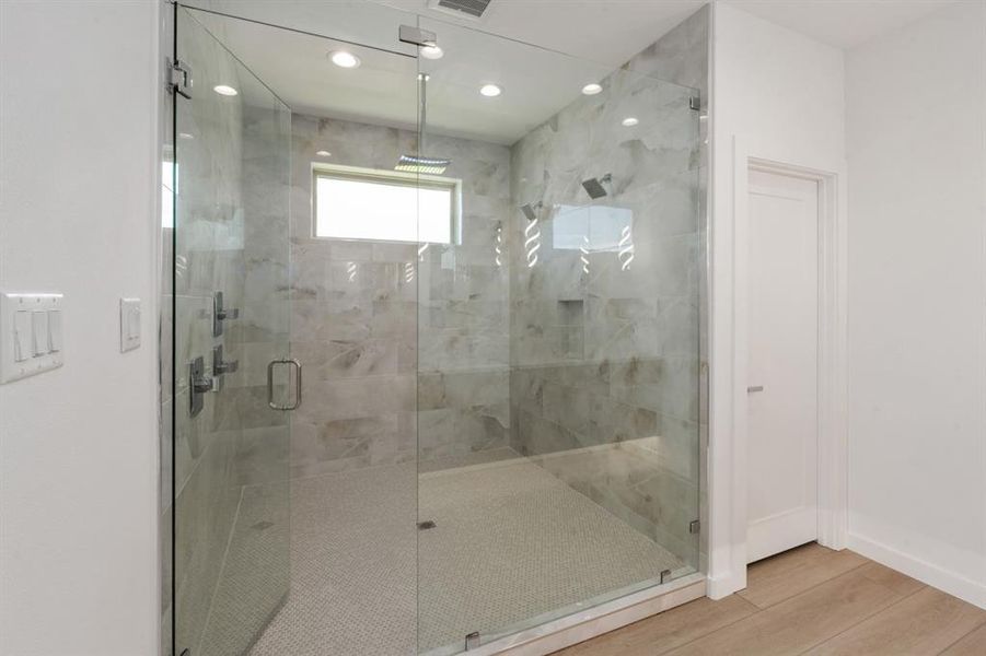 2nd floor primary suite bathroom.