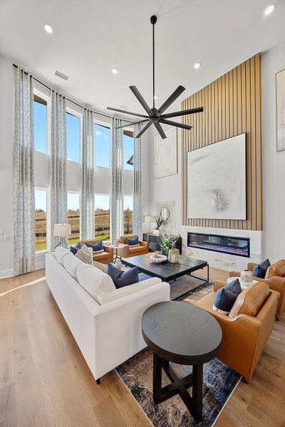 Representative furnished interior of a home built from the The Cameron by Westin Homes in Flora - 60', Hutto (Image 14).