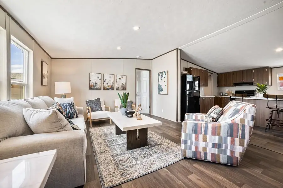 Furnished interior view inside a new home in , Sunset (Image 4).