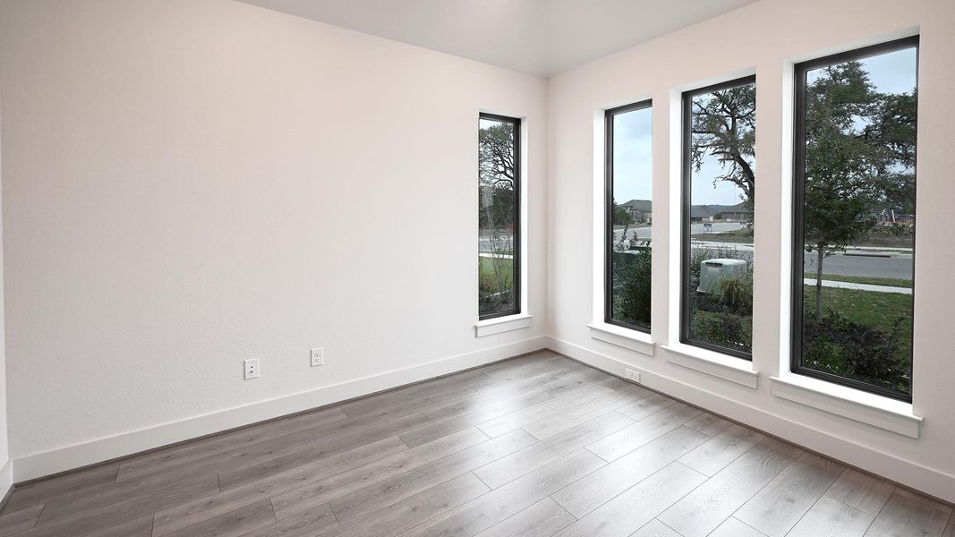 Spacious, unfurnished interior of a new home in La Cima 60', San Marcos (Image 22). Spacious, unfurnished interior of a new home in La Cima 60', San Marcos (Image 22).