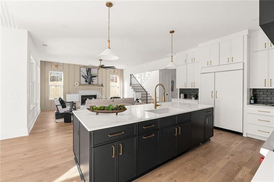 Furnished interior view inside a new home in , Atlanta (Image 37). Furnished interior view inside a new home in , Atlanta (Image 37).