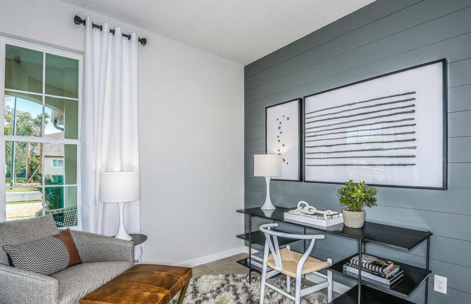 Furnished interior view inside a new home in Del Webb Stone Creek, Ocala (Image 4). Furnished interior view inside a new home in Del Webb Stone Creek, Ocala (Image 4).