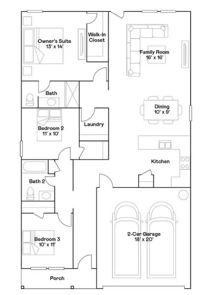Image 13 of a home in Cypress Green: Watermill Collection.