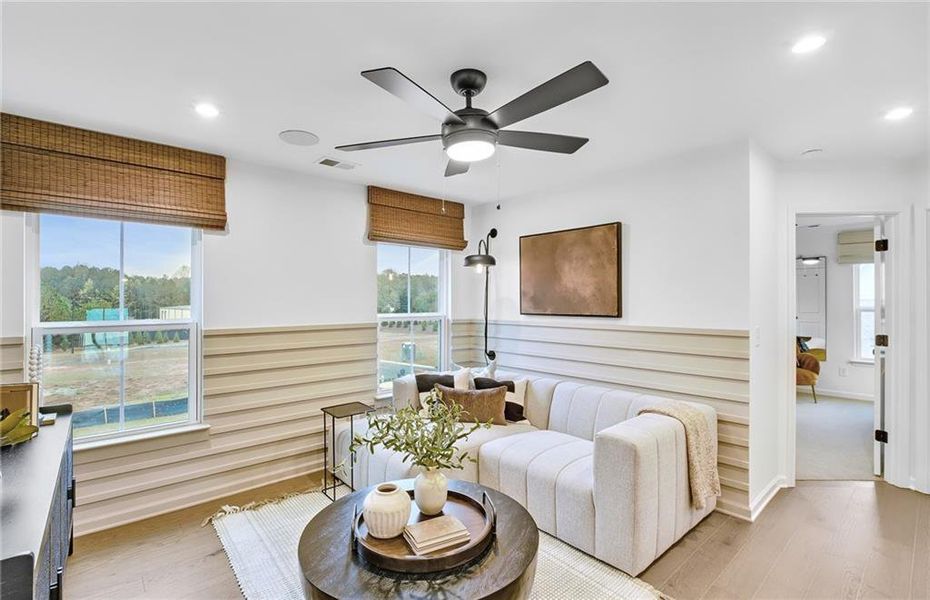 Furnished interior view inside a new home in Adler Springs, Powder Springs (Image 7).