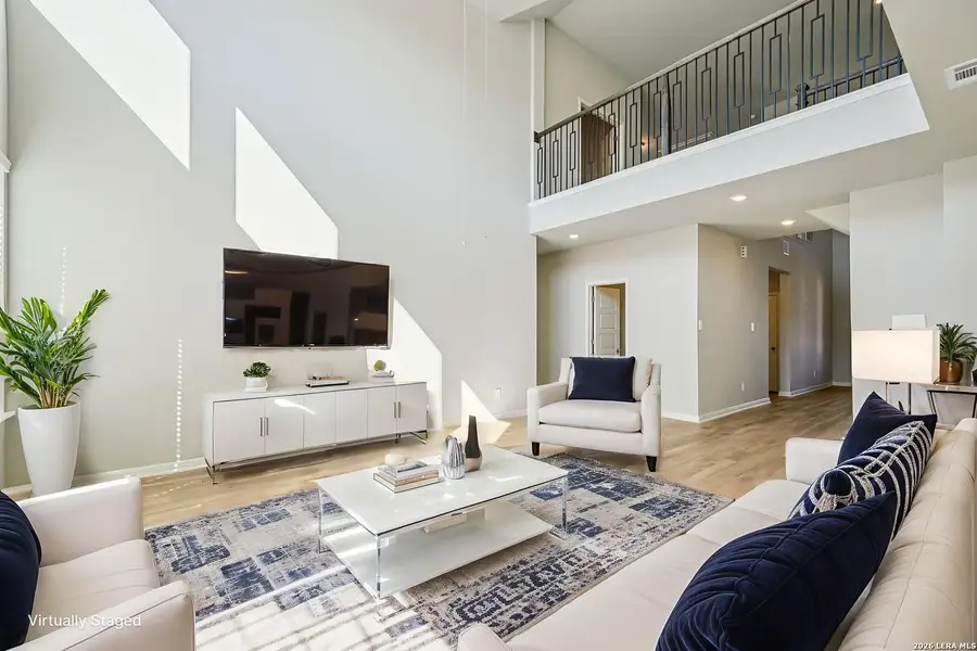Furnished interior view inside a new home in Estancia Ranch - Classic Series, San Antonio (Image 4).