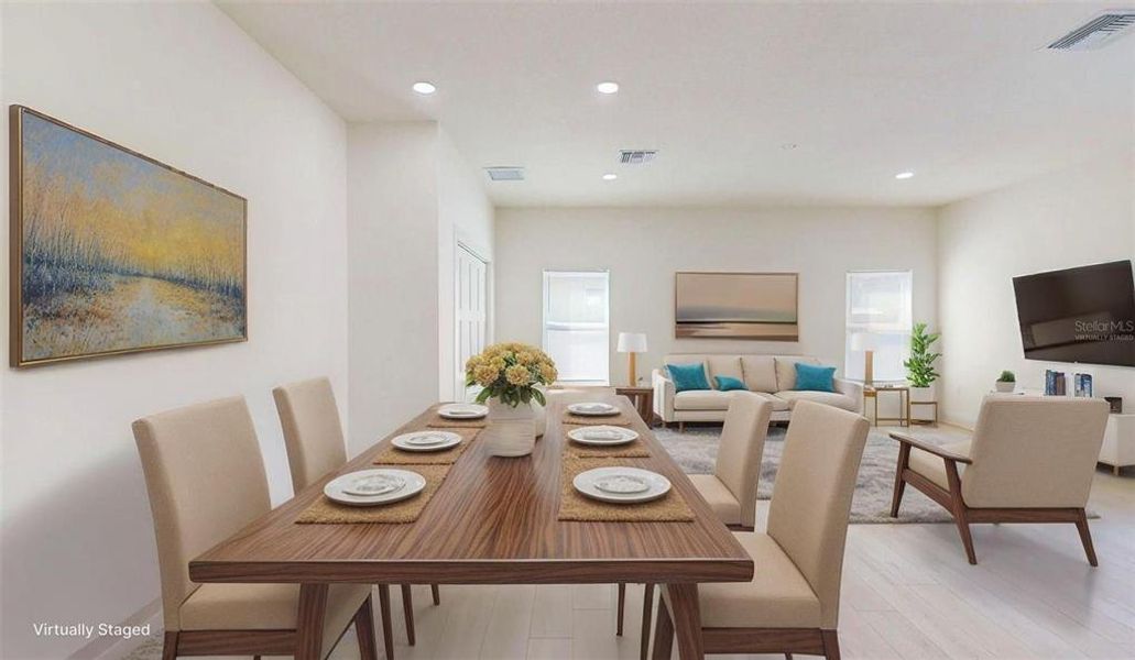 Furnished interior view inside a new home in , Tampa (Image 7).