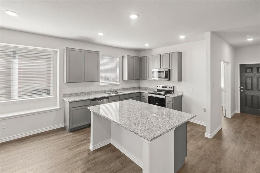 Furnished interior view inside a new home in Retreat at Fossil Creek, Fort Worth (Image 8).