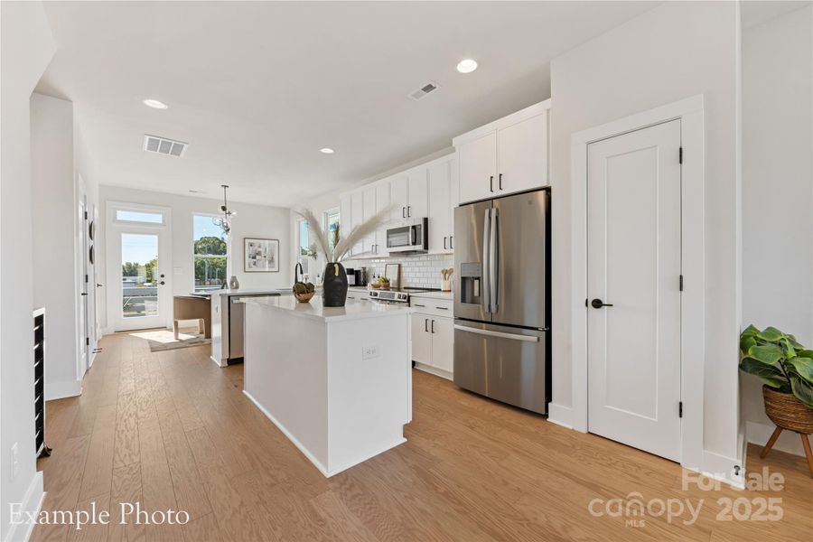 Furnished interior view inside a new home in , Charlotte (Image 20).