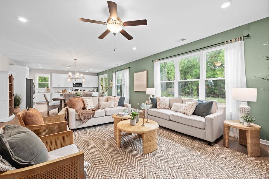 Representative furnished interior of a home built from the The Wilmington by Smith Family Homes in Savannah Highlands, Savannah (Image 6).