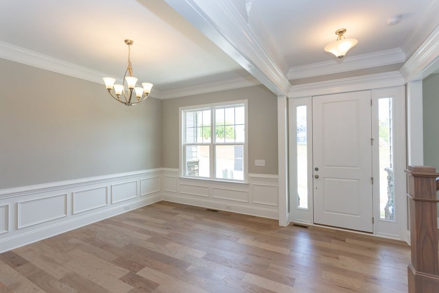 Representative unfurnished interior of a home built from the Statesville by Caruso Homes in Sauls Landing, Zebulon (Image 85). Representative unfurnished interior of a home built from the Statesville by Caruso Homes in Sauls Landing, Zebulon (Image 85).