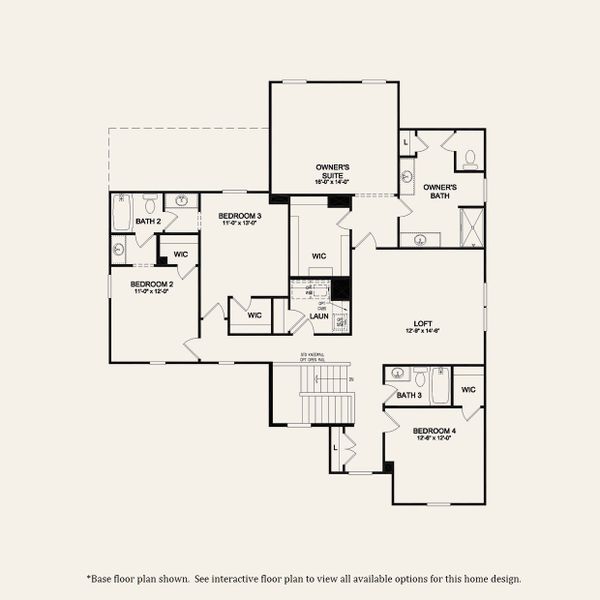 2D floor plan layout for the Waterstone by Pulte Homes in Waterside at Pine Island, Columbia, SC (Image 4). 2D floor plan layout for the Waterstone by Pulte Homes in Waterside at Pine Island, Columbia, SC (Image 4).