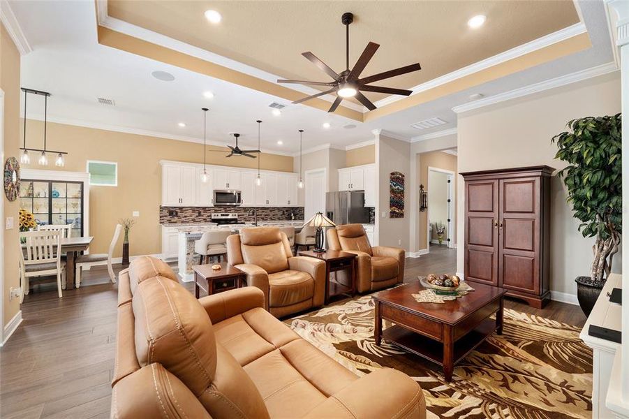 Furnished interior view inside a new home in , Ocala (Image 12). Furnished interior view inside a new home in , Ocala (Image 12).