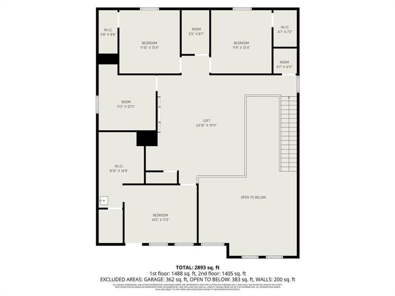 2D floor plan layout of this home in , Dallas, TX (Image 3).