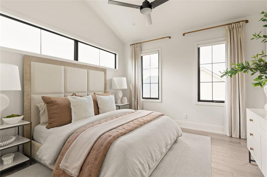 Furnished interior view inside a new home in , Orlando (Image 37).