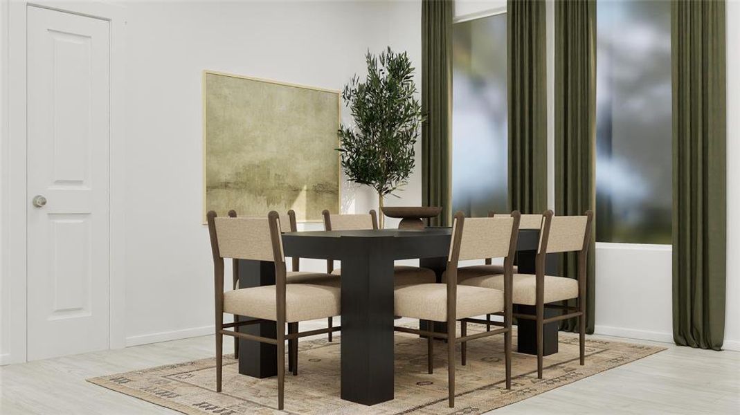 Furnished interior view inside a new home in Tillage Farms, Princeton (Image 4).