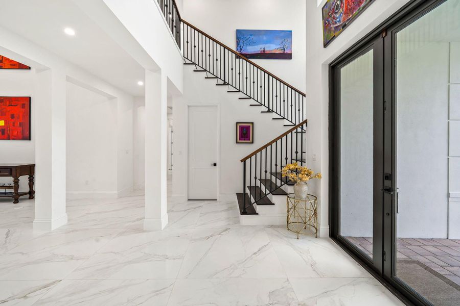 Furnished interior view inside a new home in , Palm Beach Gardens (Image 43).