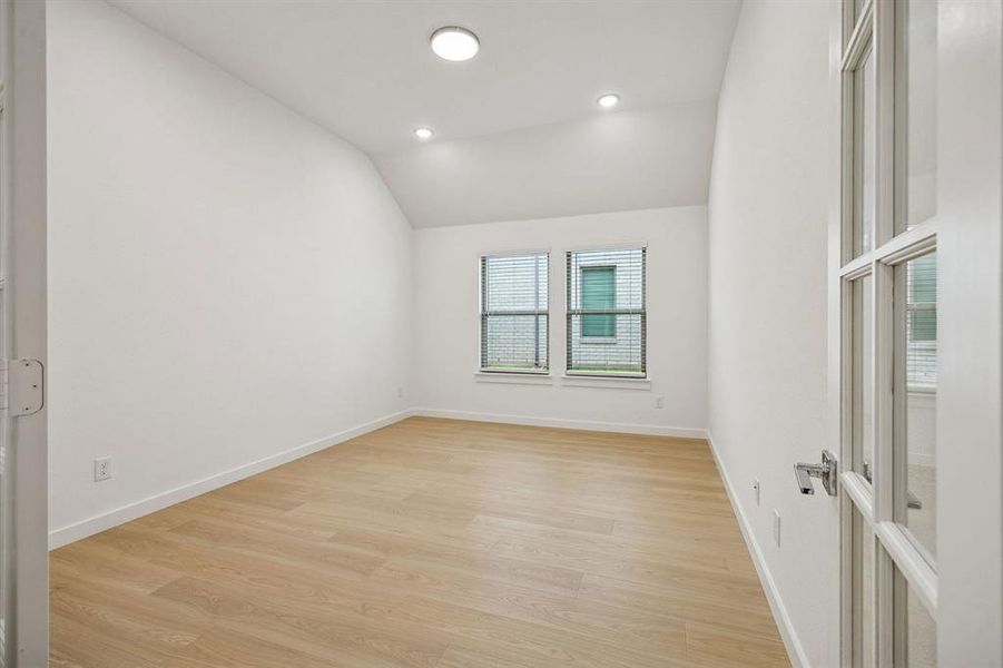 Home Office in the Gilmour II home plan by Trophy Signature Homes – REPRESENTATIVE PHOTO Home Office in the Gilmour II home plan by Trophy Signature Homes – REPRESENTATIVE PHOTO