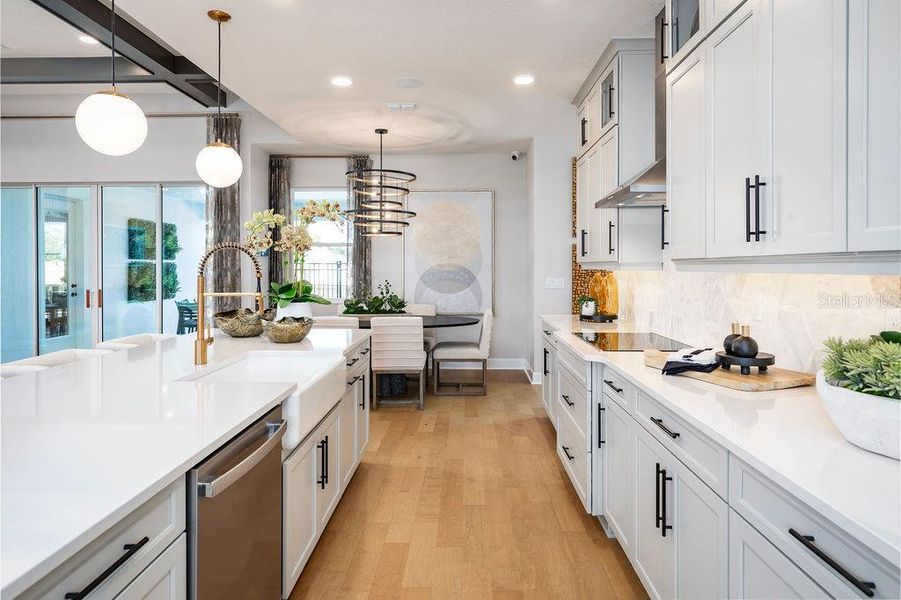 Furnished interior view inside a new home in Ravencliffe, Oviedo (Image 9).
