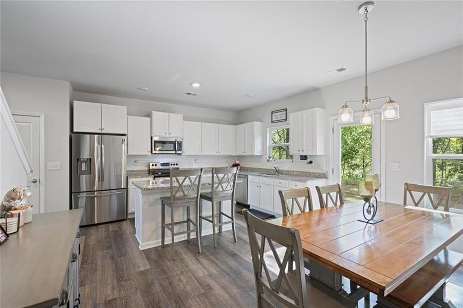 Furnished interior view inside a new home in Bryson Lake, Douglasville (Image 27).