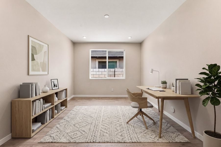 Furnished interior view inside a new home in Marbella at Windrose, Waddell (Image 6).