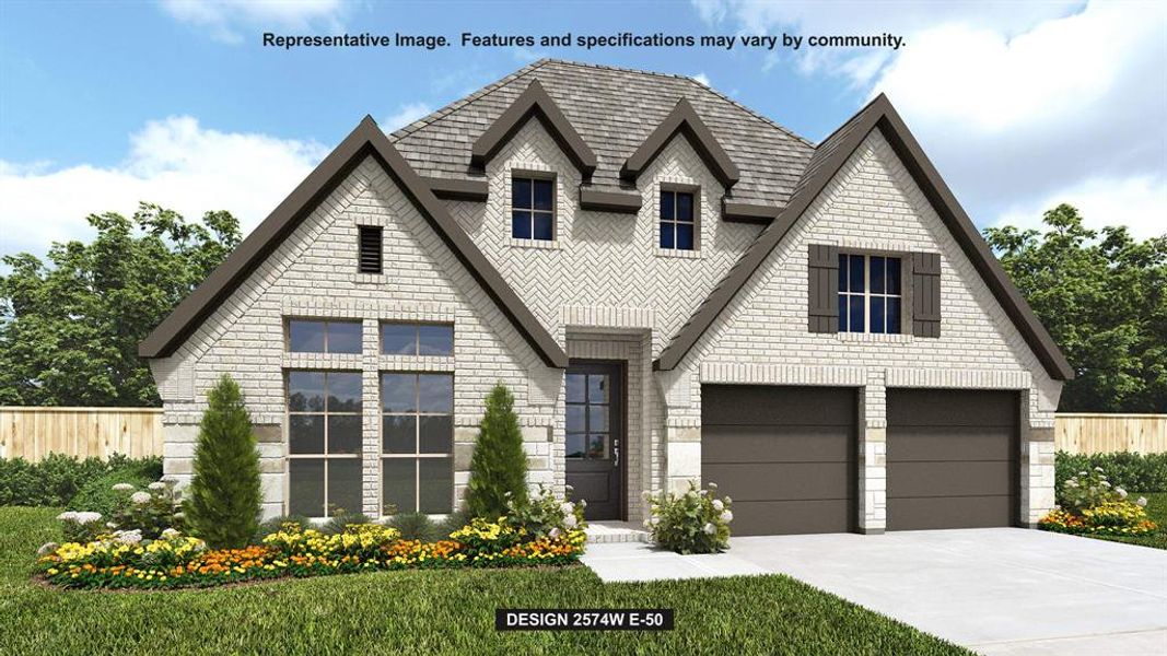 Front exterior of a new home in Lakewood Village, Lakewood Village, TX, highlighting curb appeal (Image 4). Front exterior of a new home in Lakewood Village, Lakewood Village, TX, highlighting curb appeal (Image 4).