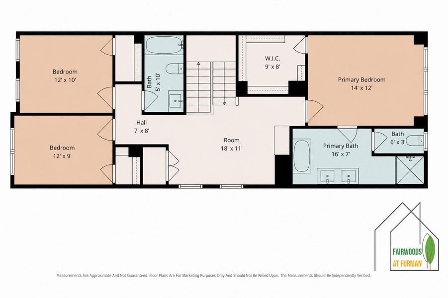 2D floor plan layout of this home in , Houston, TX (Image 7).