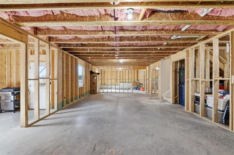 In-progress construction of a new home in Falls Creek, Flowery Branch, GA (Image 67).