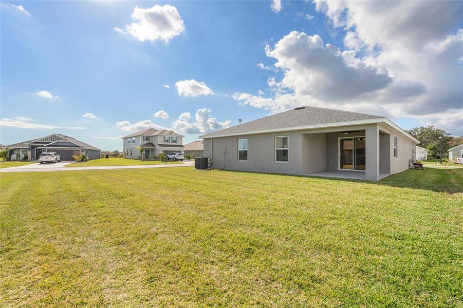Exterior details and patio area of a home in Aviary at Rutland Ranch, Parrish (Image 28).