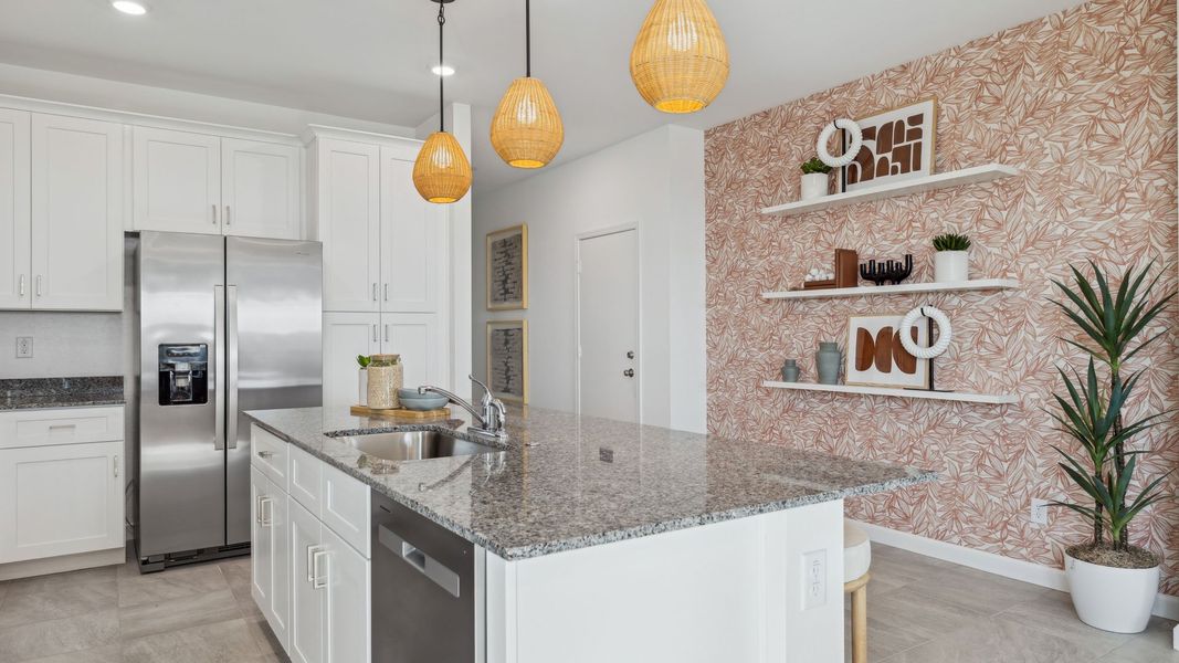 Representative furnished interior of a home built from the Canyon by D.R. Horton in Westpark, Buckeye (Image 10).