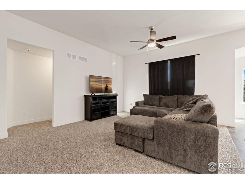 Furnished interior view inside a new home in Union Colony West, Greeley (Image 8).