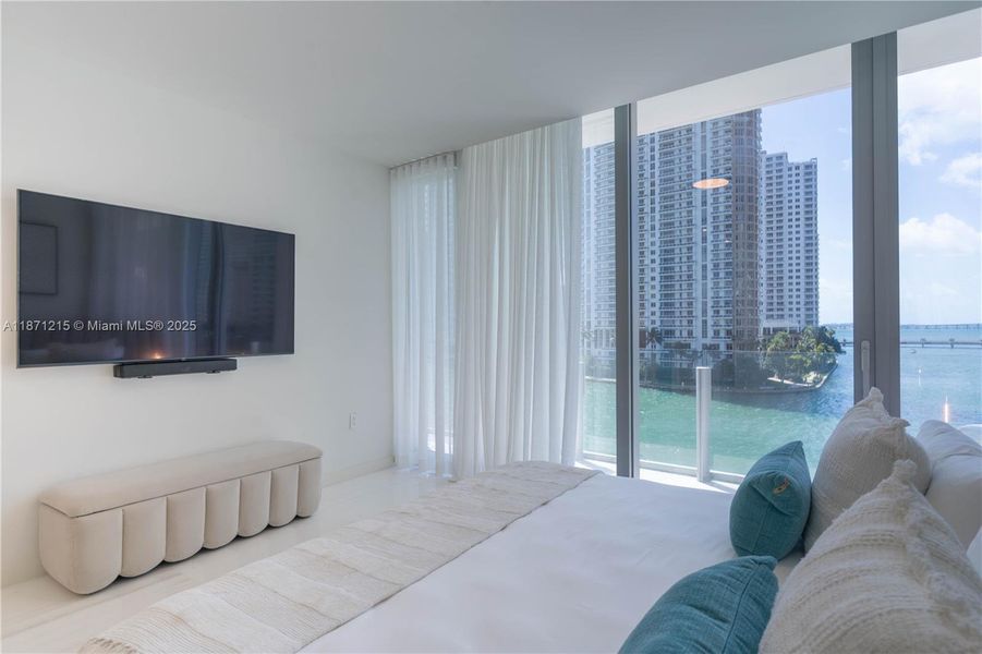 Furnished interior view inside a new home in , Miami (Image 33).