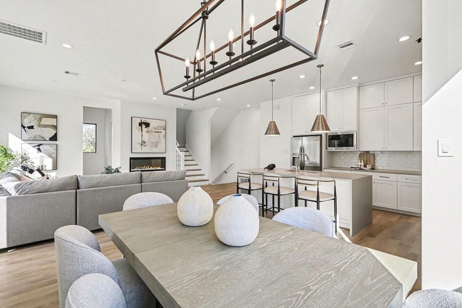 Furnished interior view inside a new home in , Houston (Image 20).