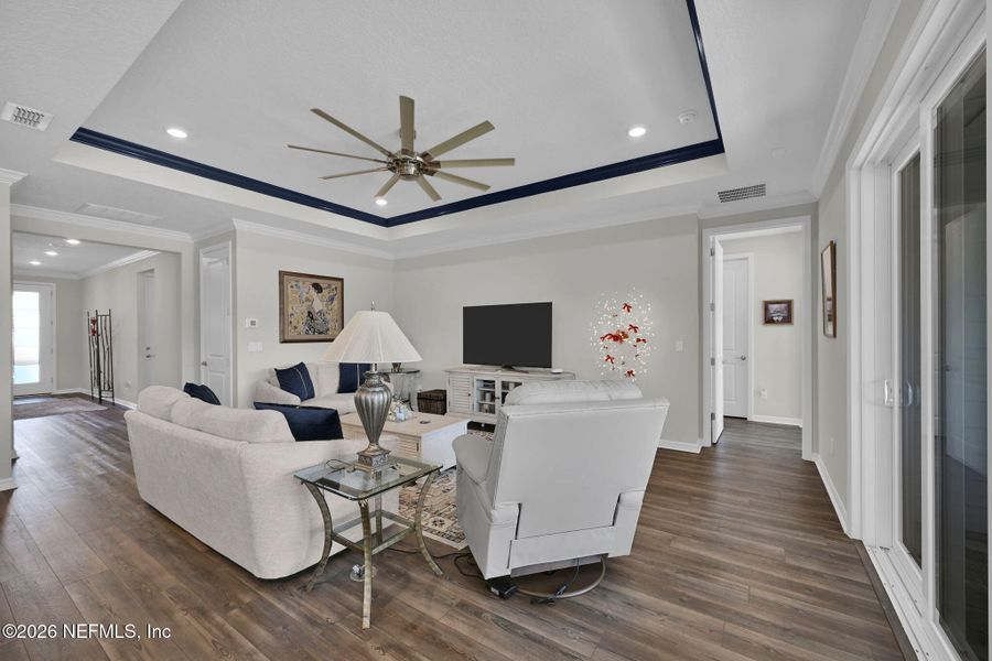 Furnished interior view inside a new home in , St. Augustine (Image 32).