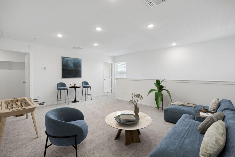 Furnished interior view inside a new home in Stokesbury, Waller (Image 5).