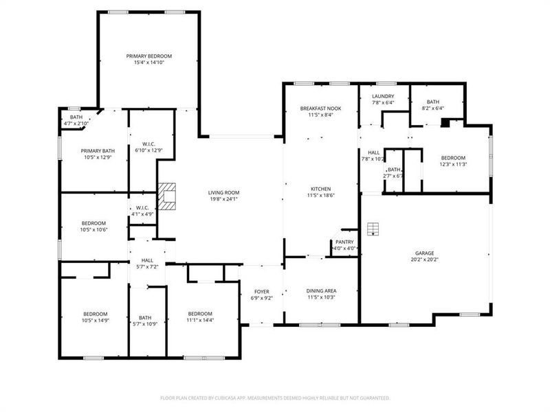 2D floor plan layout of this home in , Fort Worth, TX (Image 5).