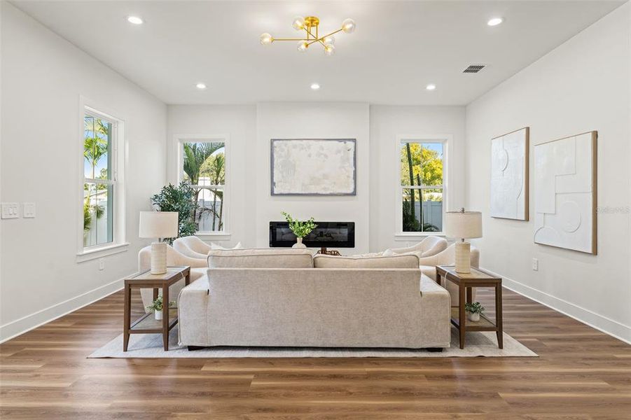 Furnished interior view inside a new home in , Seminole (Image 6).