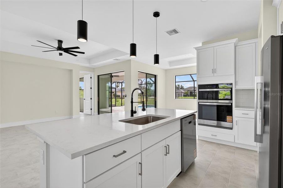 Furnished interior view inside a new home in , Cape Coral (Image 11).