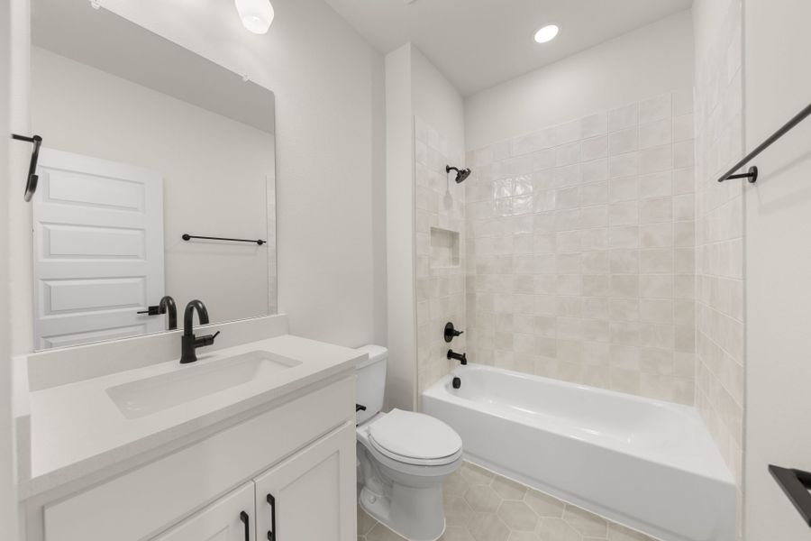 Furnished interior view inside a new home in StarView, Prosper (Image 20).