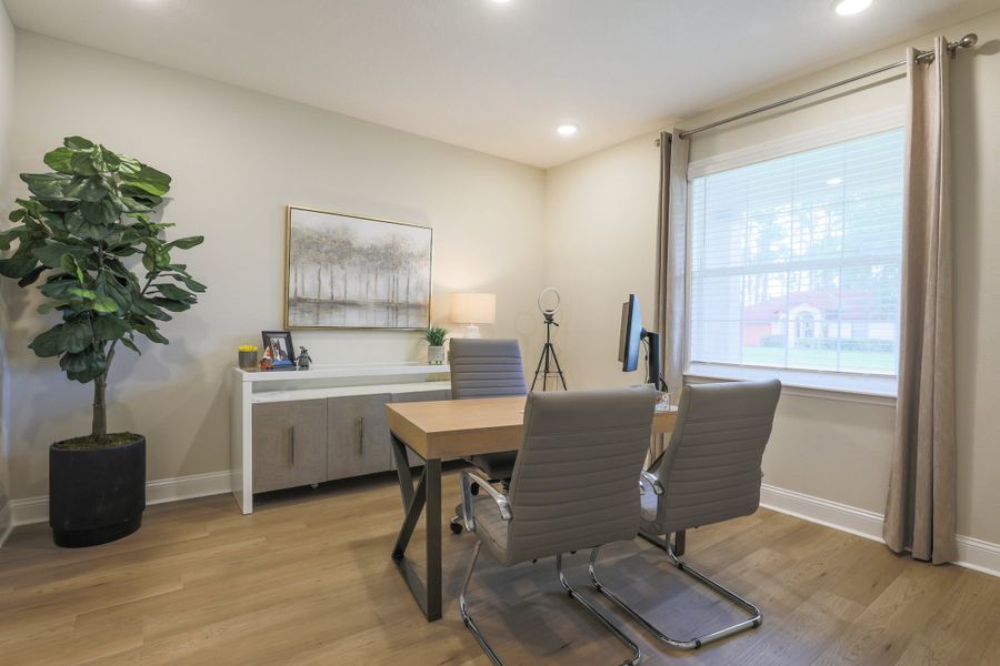 Representative furnished interior of a home built from the Livorno by Maronda Homes in Coastal Communities, Edgewater (Image 12).