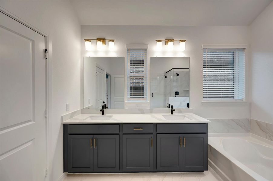 Furnished interior view inside a new home in Austin Point - Terrace Collection, Richmond (Image 9). Furnished interior view inside a new home in Austin Point - Terrace Collection, Richmond (Image 9).
