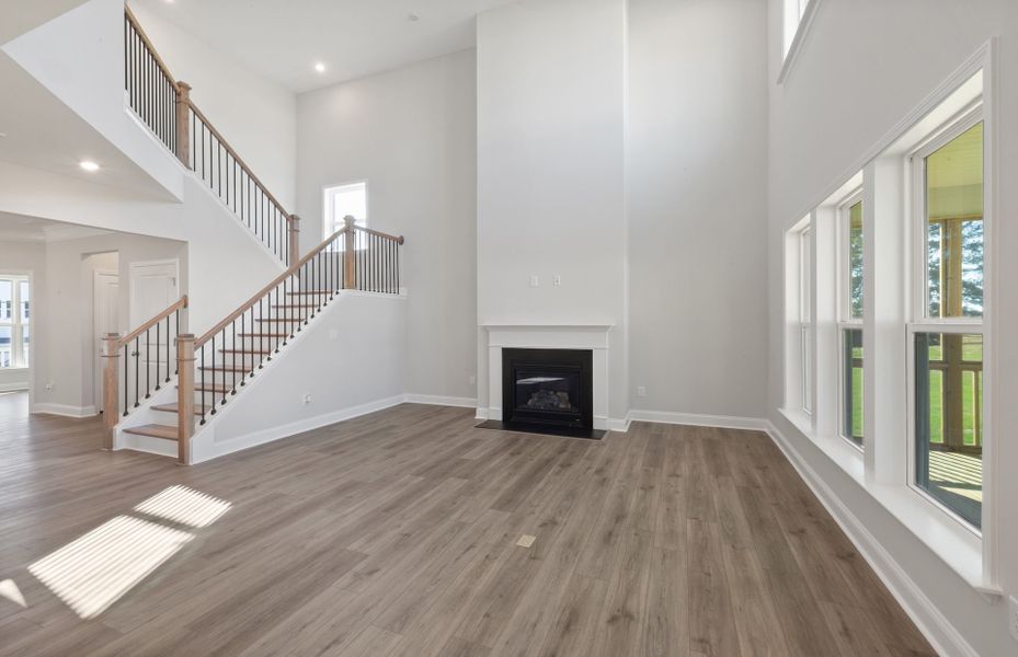 Spacious, unfurnished interior of a new home in Browning Stables, Wendell (Image 53).