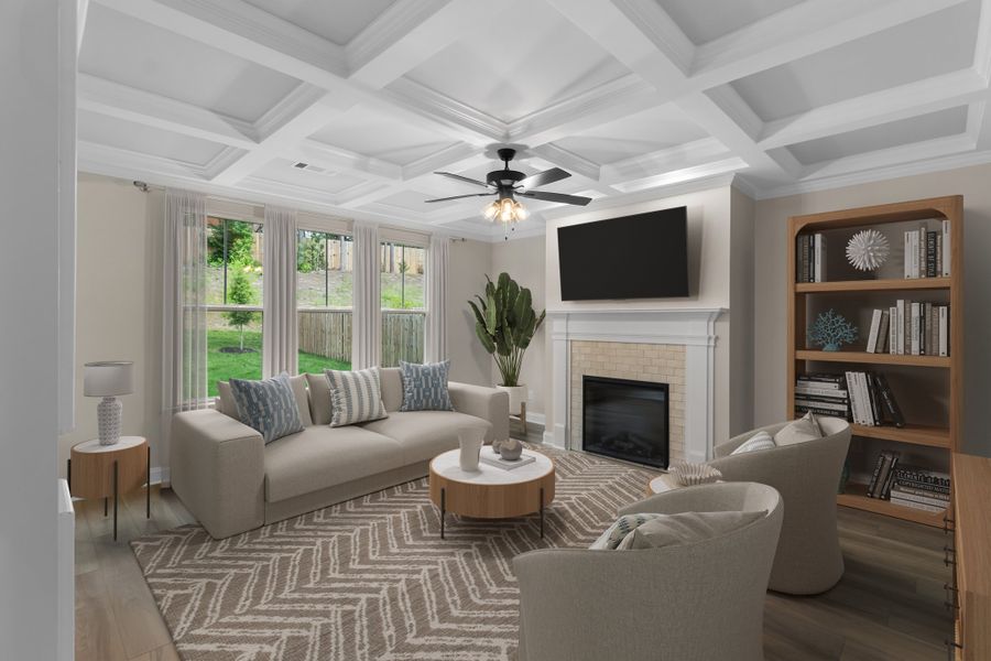 Furnished interior view inside a new home in Forrest Bluff, North Augusta (Image 8).