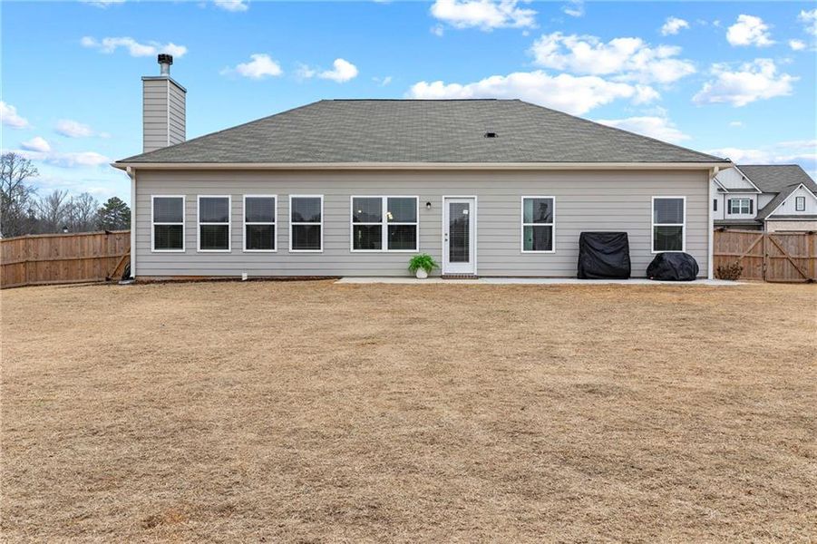 Exterior details and patio area of a home in Laurel Cove, Hoschton (Image 3).