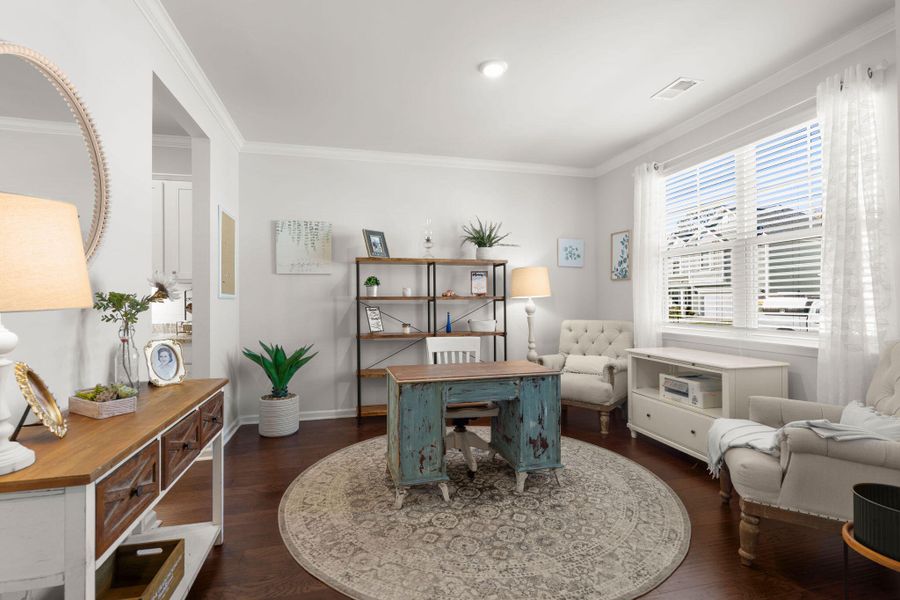 Furnished interior view inside a new home in The Ponds, Summerville (Image 9). Furnished interior view inside a new home in The Ponds, Summerville (Image 9).
