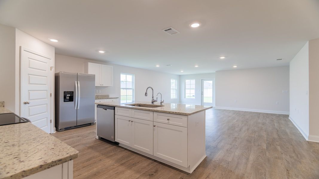 Furnished interior view inside a new home in Wesley Park, Crawfordville (Image 3).